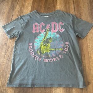 AC/DC Gray World Tour Kids Tee